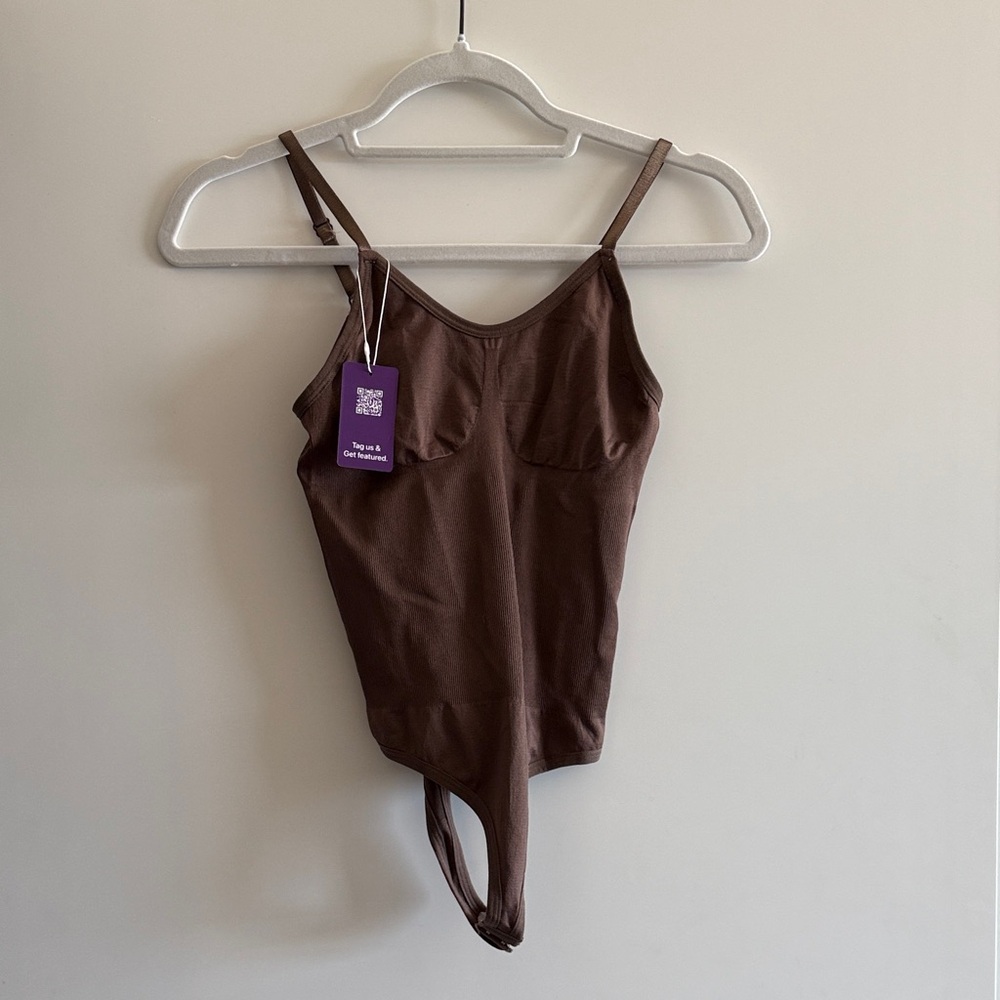 Heyshape M Chic Brown Women's Shapewear Bodysuit